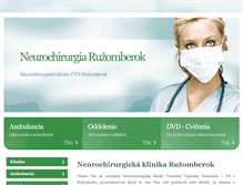 Tablet Screenshot of neurochirurgia-rk.sk